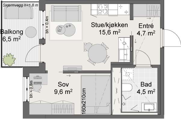 Plantegning 1